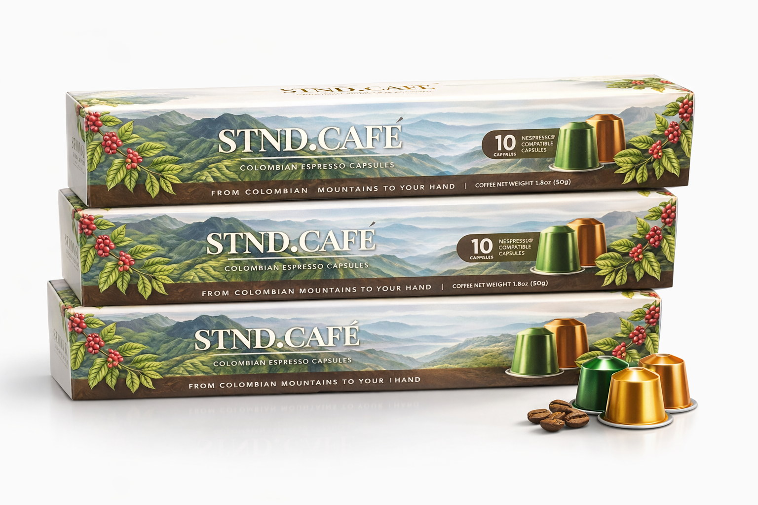 STND.CAFÉ Starter Pack 3 Boxes - 10% discount with the code STND10